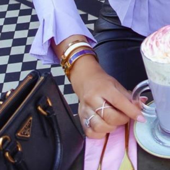 X criss cross ring Swarovski - Picture 4 of 9